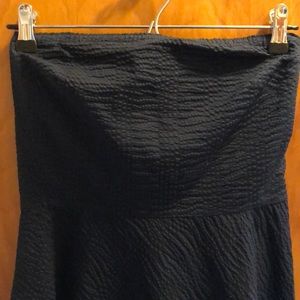 J Crew Seersucker Navy dress